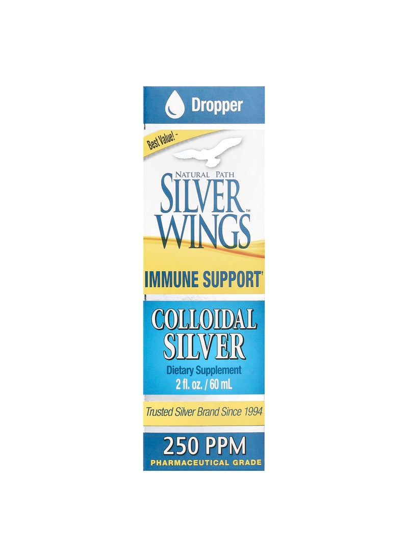 Colloidal Silver, 250 ppm, 2 fl oz (60 ml)